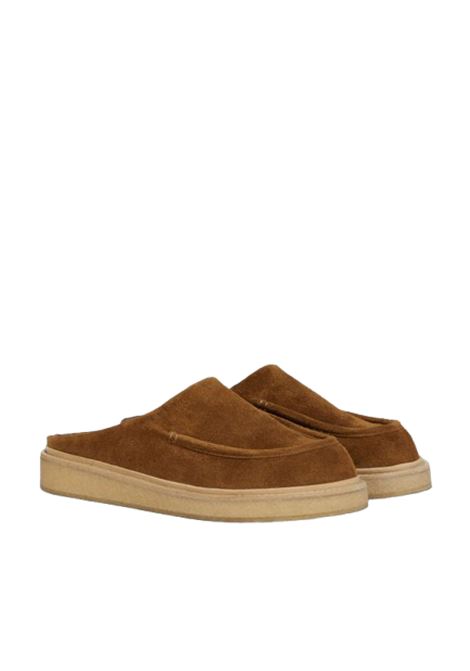 sabot suede uomo marroni MARNI | SBMR004004 P524600M30